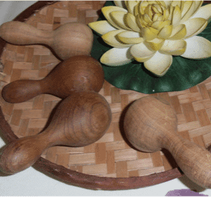 Ballotin de bois pour massage