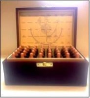 Coffret en bois des élixirs floraux Fleurs de Bach